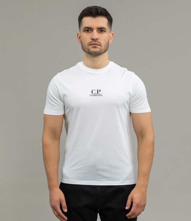 Чоловіча футболка C.P. COMPANY CMTS167A 005100W COL:103, колір білий | Ціна 5499 грн, фото 2