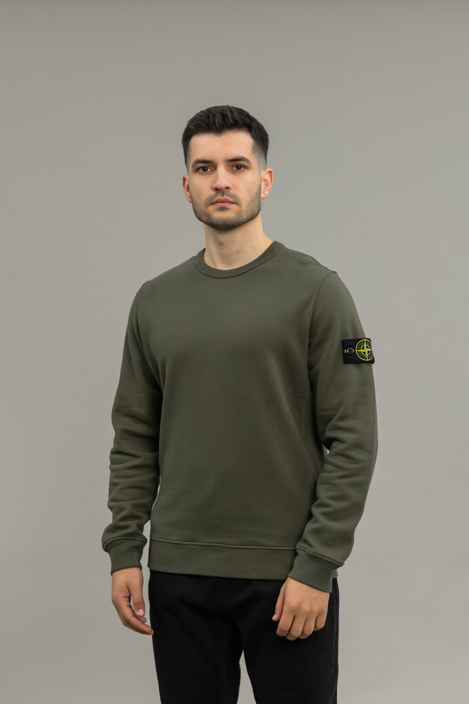 Чоловічий світшот STONE ISLAND 811562420 V0059, колір зелений