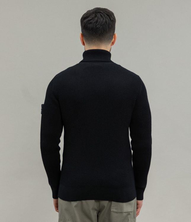 Чоловічий гольф STONE ISLAND 15552C2 A0029, колір чорний | Ціна 22999 грн, фото 6