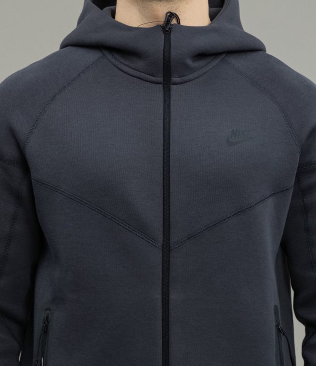 Чоловіче худі NIKE FB7921-060, колір сірий | Ціна 5999 грн, фото 4