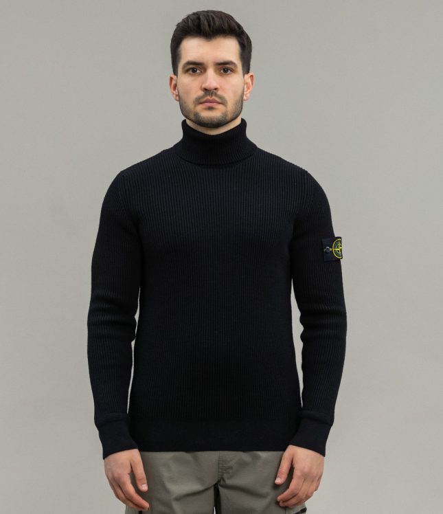 Чоловічий гольф STONE ISLAND 15552C2 A0029, колір чорний | Ціна 22999 грн, фото 2