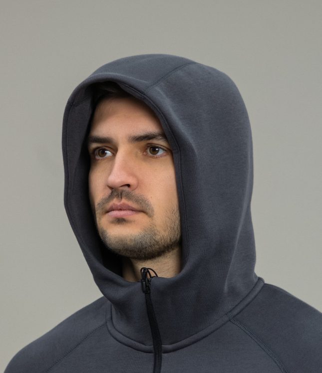 Чоловіче худі NIKE FB7921-060, колір сірий | Ціна 5999 грн, фото 3