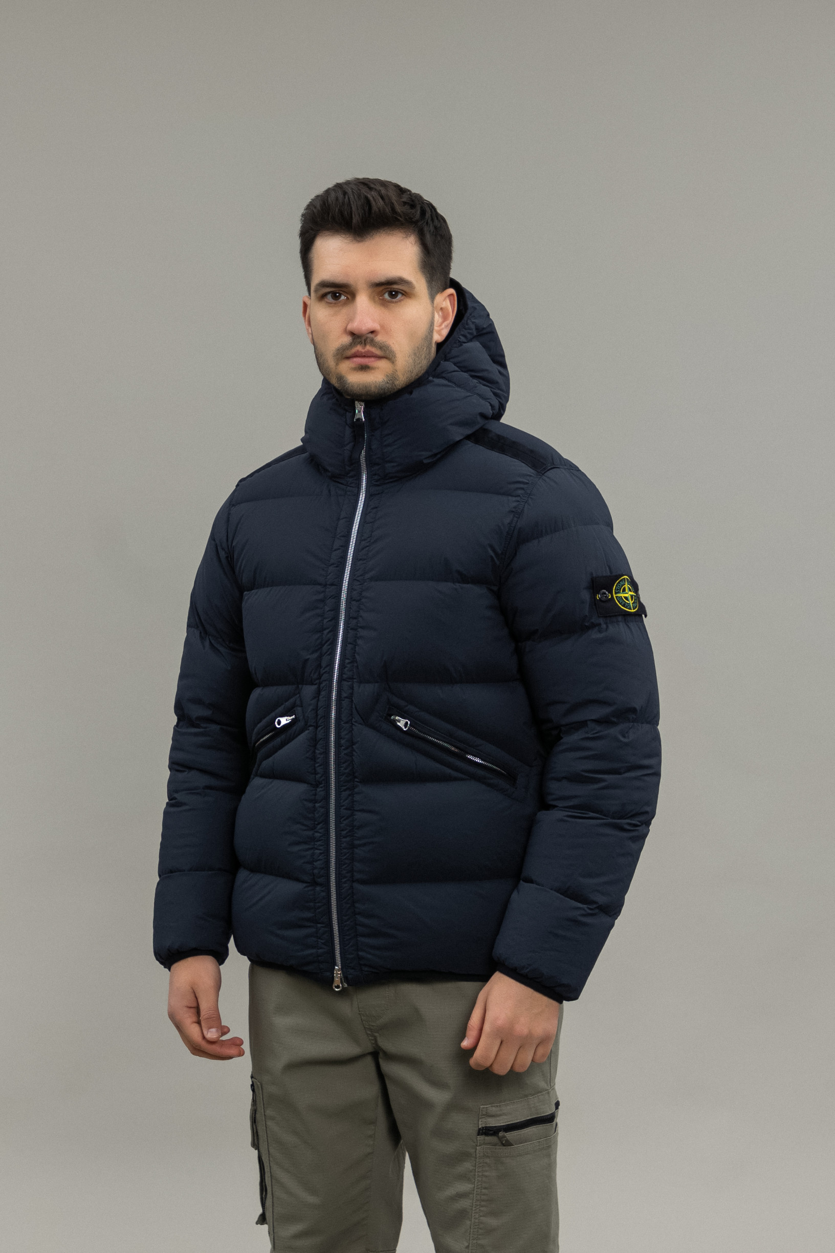 Чоловіча куртка STONE ISLAND SEAMLESS TUNNEL NYLON DOWN-TC 1543128 V0020, колір синій