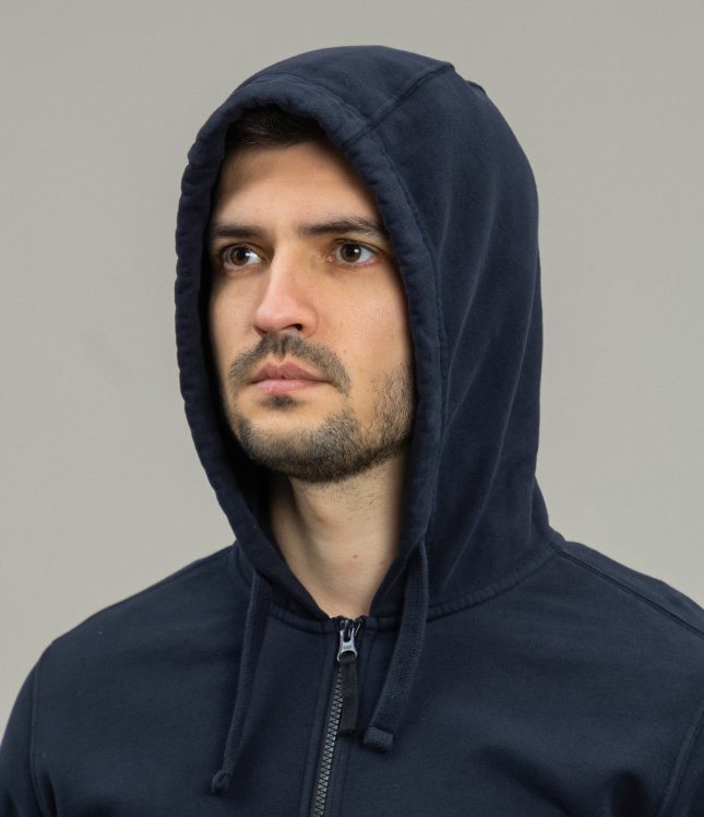 Чоловіче худі STONE ISLAND 1561620 V0020, колір синій | Ціна 16999 грн, фото 7