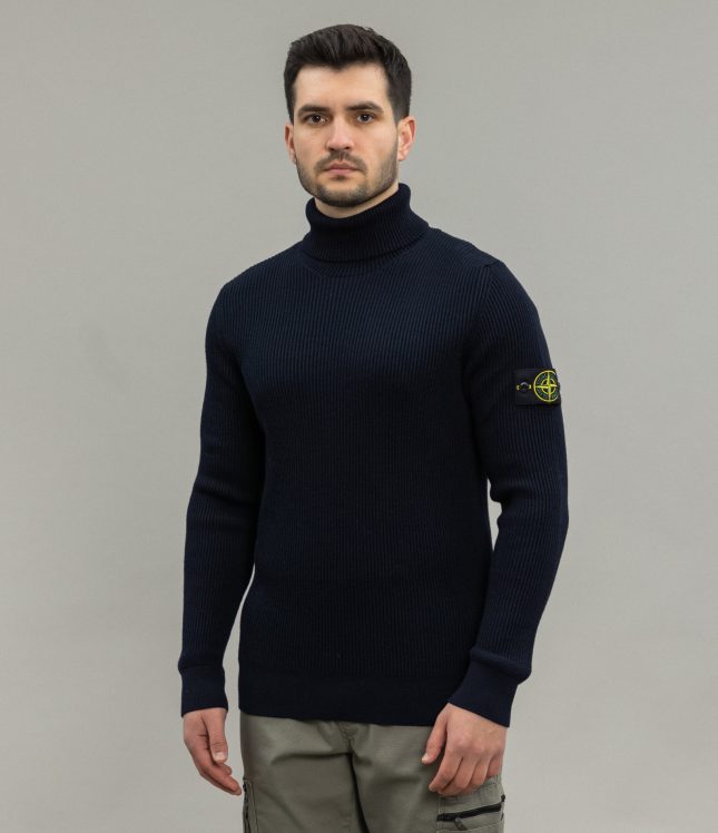 Чоловічий гольф STONE ISLAND 15552C2 A0020, колір синій | Ціна 19999 грн, фото 1