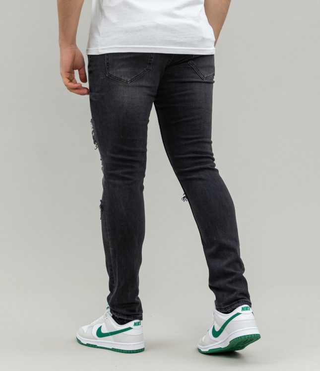 Чоловічі штани PULL&BEAR 7688/512/833, колір чорний | Ціна 299 грн, фото 5