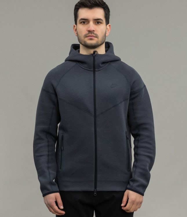 Чоловіче худі NIKE FB7921-060, колір сірий | Ціна 5999 грн, фото 2