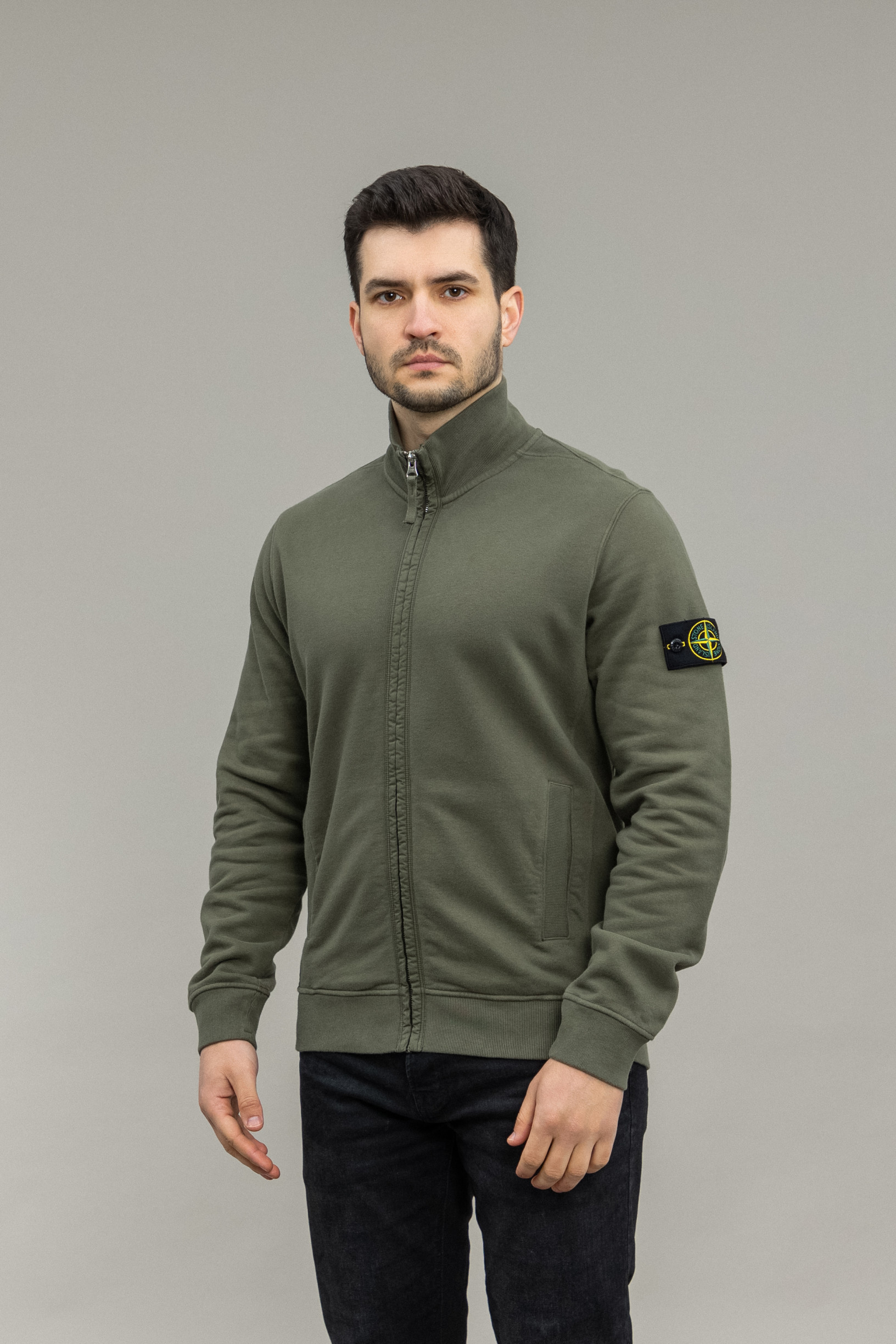Чоловічий світшот STONE ISLAND 1560720 V0059, колір зелений