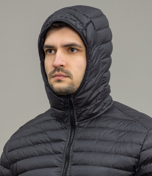 Чоловіча куртка STONE ISLAND LOOM WOVEN CHAMBERS R-NYLON DOWN-TC 1540324 V0065, колір сірий | Ціна 37999 грн, фото 3