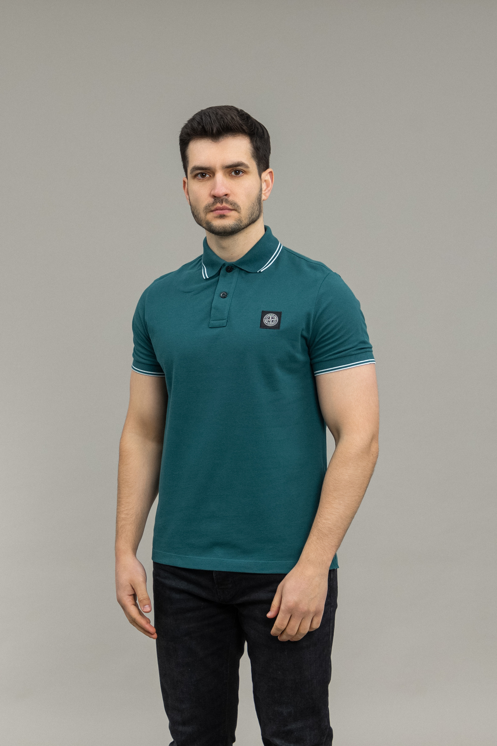 Чоловіча футболка STONE ISLAND 152SC18 V0057, колір зелений