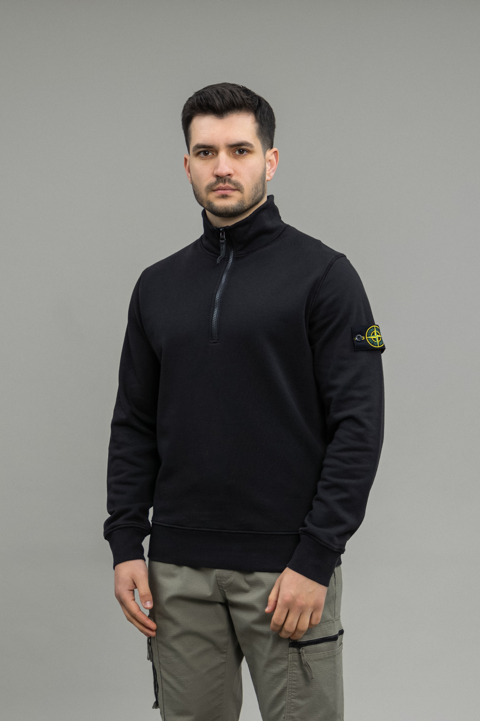 Чоловічий світшот STONE ISLAND 156100619-S0051 V0029, колір чорний
