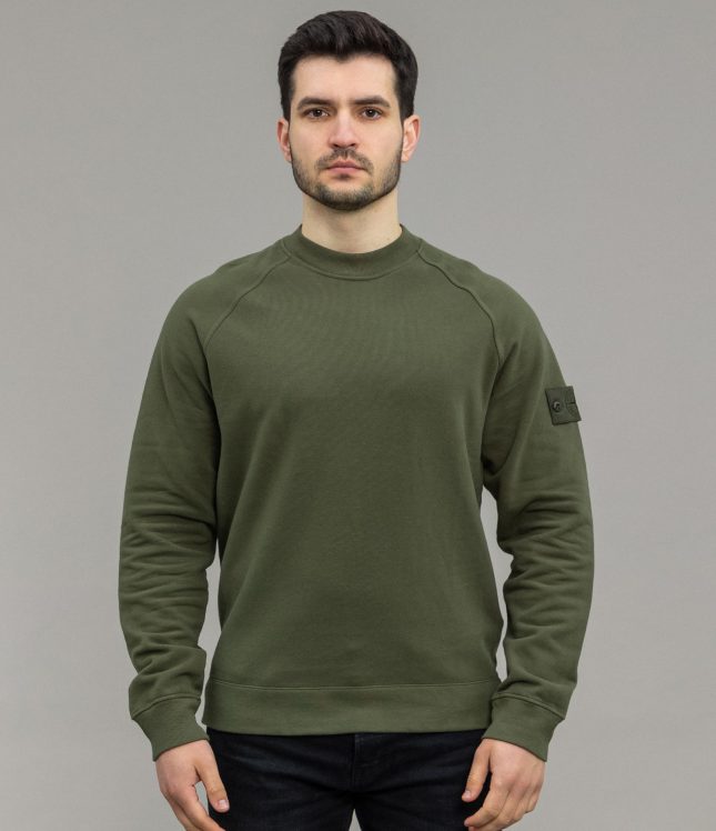 Чоловічий світшот STONE ISLAND 15629F7 V0054, колір зелений | Ціна 14999 грн, фото 2