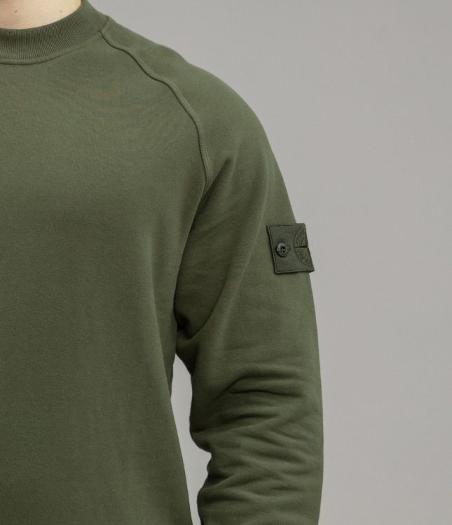 Чоловічий світшот STONE ISLAND 15629F7 V0054, колір зелений | Ціна 14999 грн, фото 4