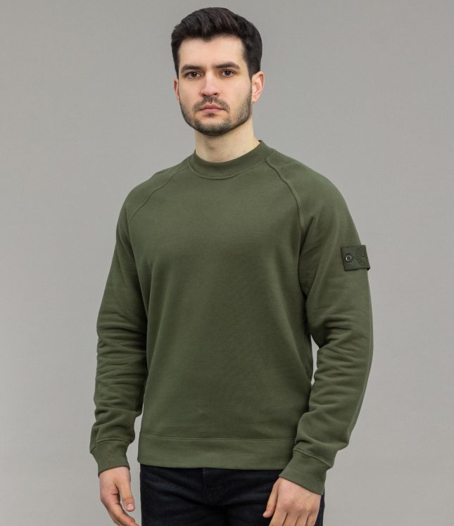 Чоловічий світшот STONE ISLAND 15629F7 V0054, колір зелений | Ціна 14999 грн, фото 1