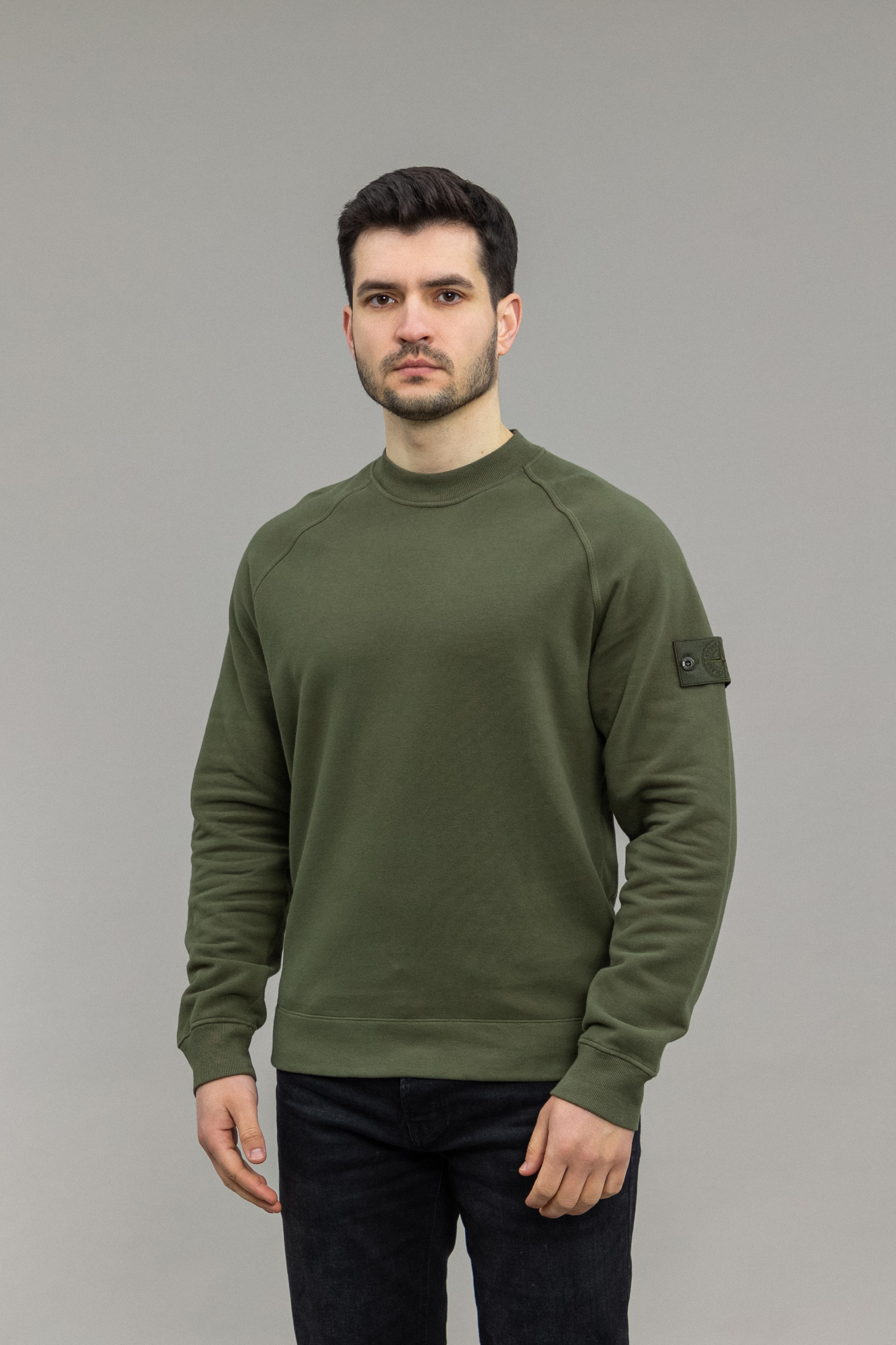 Чоловічий світшот STONE ISLAND 15629F7 V0054, колір зелений