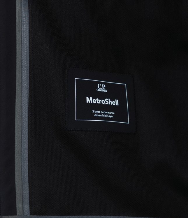 Чоловіча куртка C.P. COMPANY METROSHELL MEDIUM JACKET CLOW014A 006578A COL:999, колір чорний | Ціна 20499 грн, фото 8