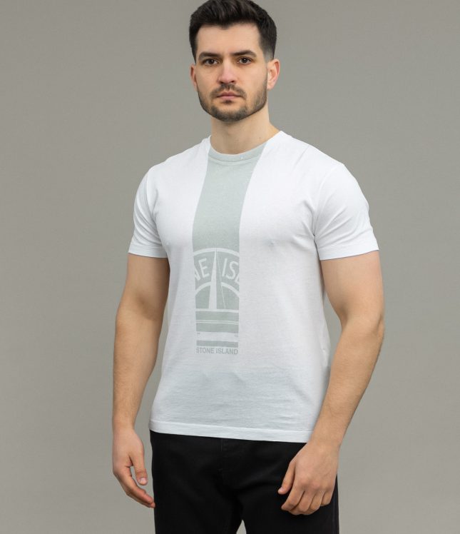 Чоловіча футболка STONE ISLAND 152NS83 V0001, колір білий | Ціна 6499 грн, фото 1