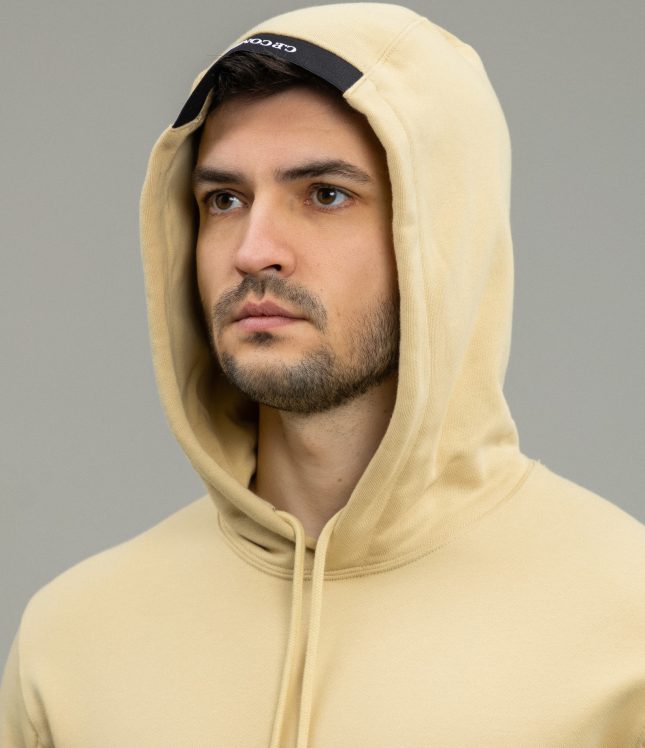 Чоловіче худі C.P. COMPANY CMSS023A 005086W COL:317, колір бежевий | Ціна 8999 грн, фото 3