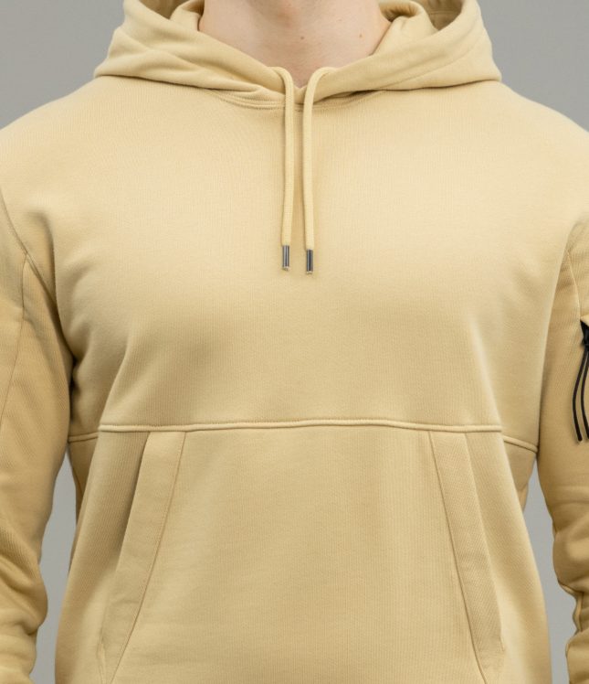 Чоловіче худі C.P. COMPANY CMSS023A 005086W COL:317, колір бежевий | Ціна 8999 грн, фото 4