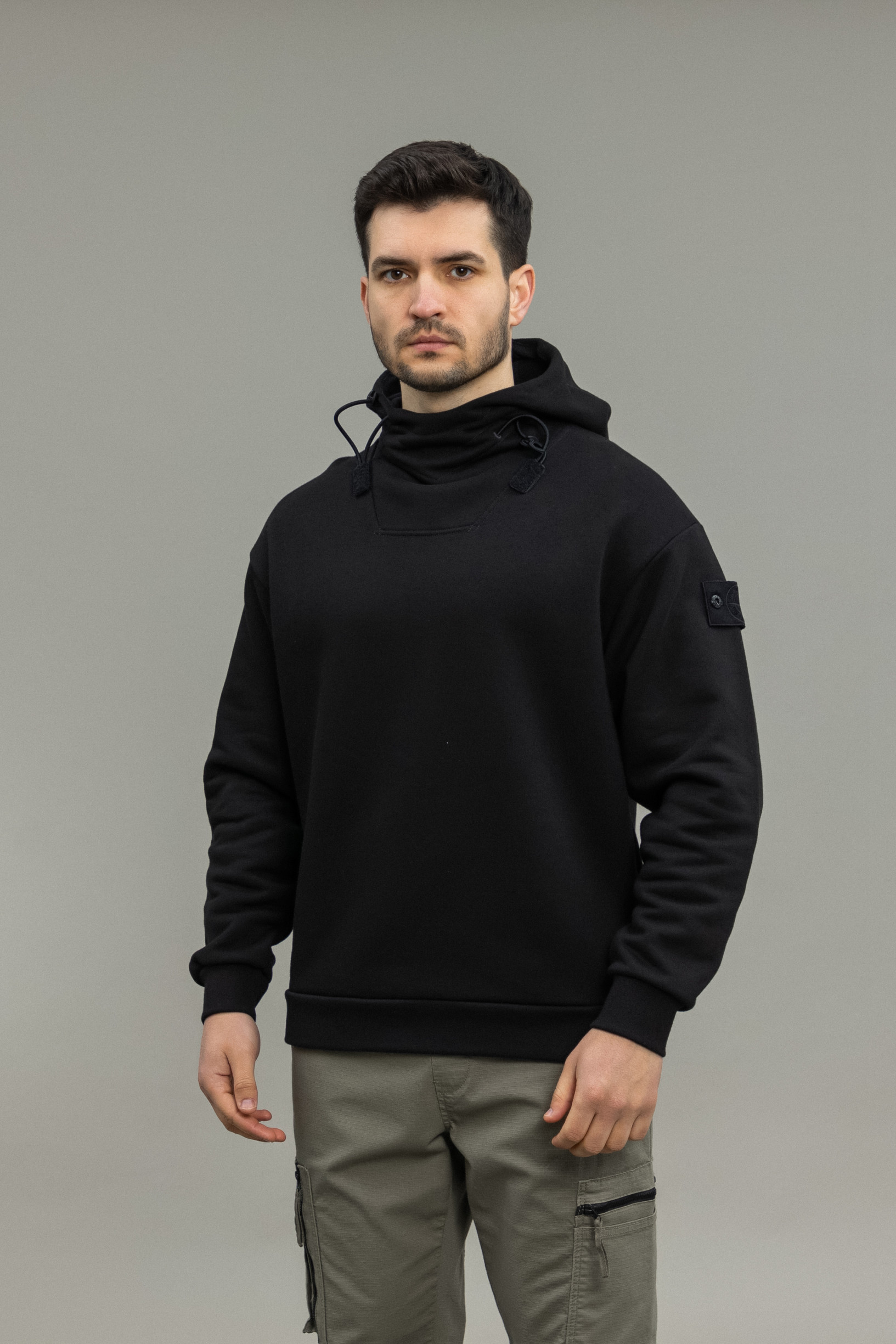 Чоловіче худі STONE ISLAND 15625F3 V0029, колір чорний