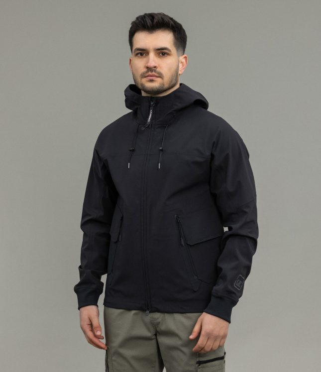 Чоловіча куртка C.P. COMPANY METROSHELL MEDIUM JACKET CLOW014A 006578A COL:999, колір чорний | Ціна 20499 грн, фото 1