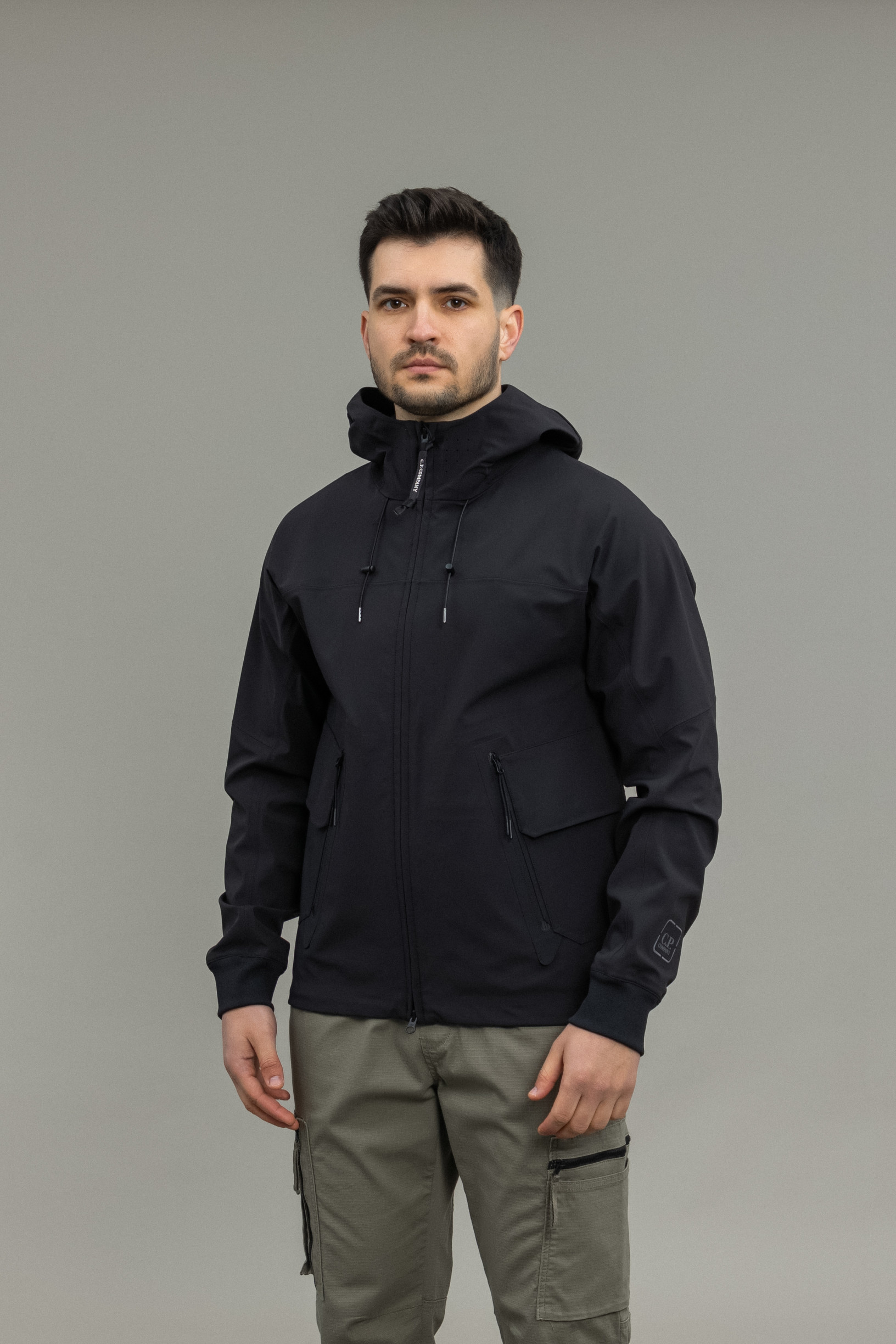 Чоловіча куртка C.P. COMPANY METROSHELL MEDIUM JACKET CLOW014A 006578A COL:999, колір чорний