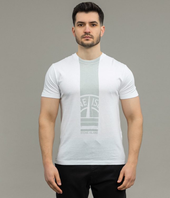Чоловіча футболка STONE ISLAND 152NS83 V0001, колір білий | Ціна 6499 грн, фото 2