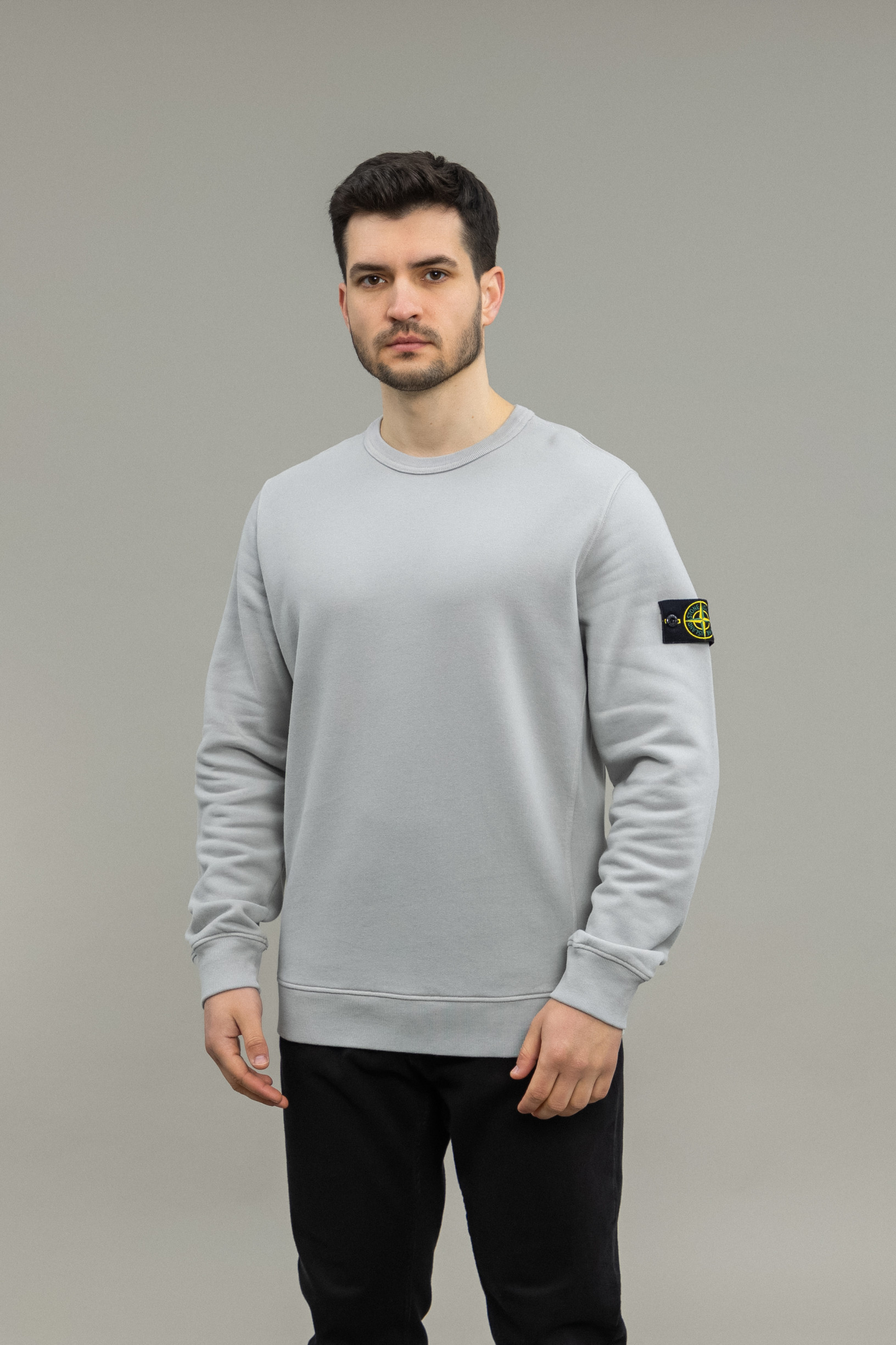Чоловічий світшот STONE ISLAND 1562420 V0060, колір сірий