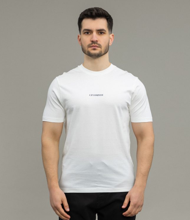Чоловіча футболка C.P. COMPANY CMTS064A 006586W COL:103, колір білий | Ціна 5499 грн, фото 2
