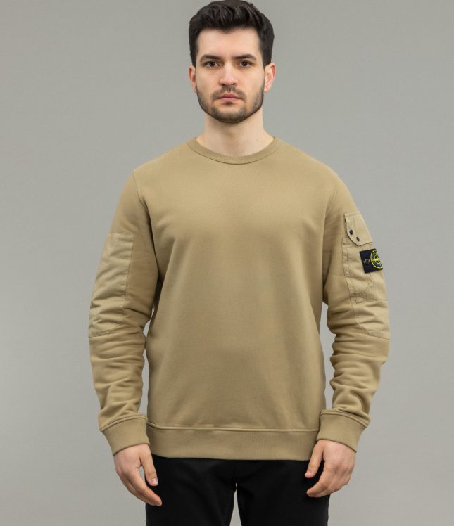 Чоловічий світшот STONE ISLAND 1563920 V0094, колір бежевий | Ціна 12999 грн, фото 2