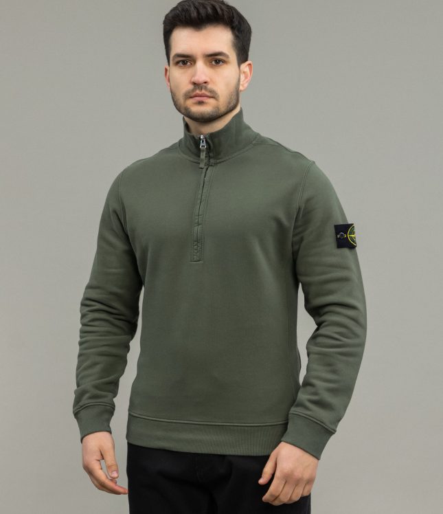 Чоловічий світшот STONE ISLAND 1563420 V0059, колір зелений | Ціна 18499 грн, фото 1