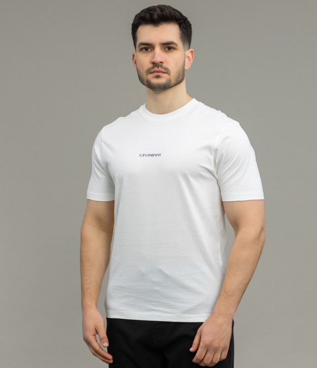 Чоловіча футболка C.P. COMPANY CMTS064A 006586W COL:103, колір білий | Ціна 5499 грн, фото 1