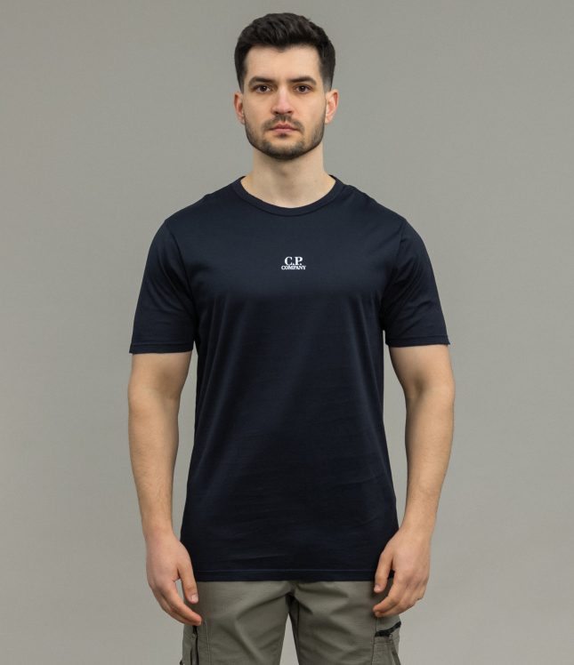 Чоловіча футболка C.P. COMPANY CMTS148A 006374G COL:888, колір синій | Ціна 4999 грн, фото 2
