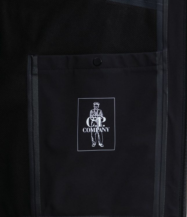 Чоловіча куртка C.P. COMPANY METROSHELL MEDIUM JACKET CLOW014A 006578A COL:999, колір чорний | Ціна 20499 грн, фото 7
