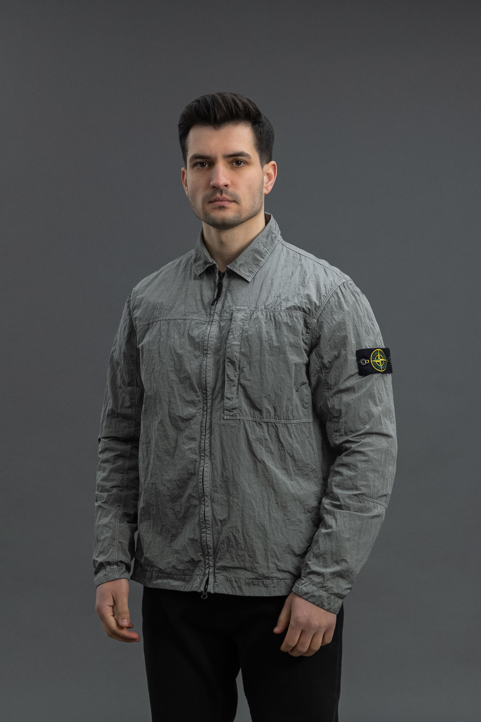 Чоловічий оверширт STONE ISLAND 1511819 V0060, колір сірий