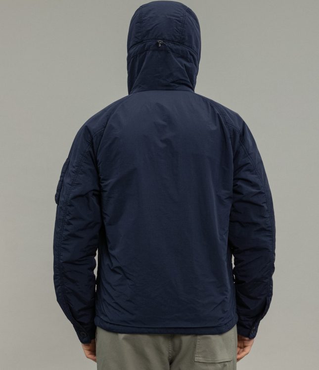 Чоловіча куртка C.P. COMPANY FLATT NYLON MEDIUM JACKET WITH PRIMALOFT®-TC CMOW066A 005991G COL:888, колір синій | Ціна 19999 грн, фото 10