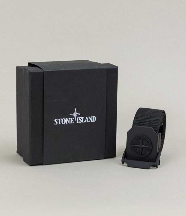 Чоловічий ремінь STONE ISLAND 159300940-S0071 V0029, колір чорний | Ціна 11499 грн, фото 1