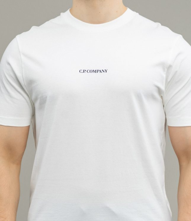 Чоловіча футболка C.P. COMPANY CMTS064A 006586W COL:103, колір білий | Ціна 5499 грн, фото 3