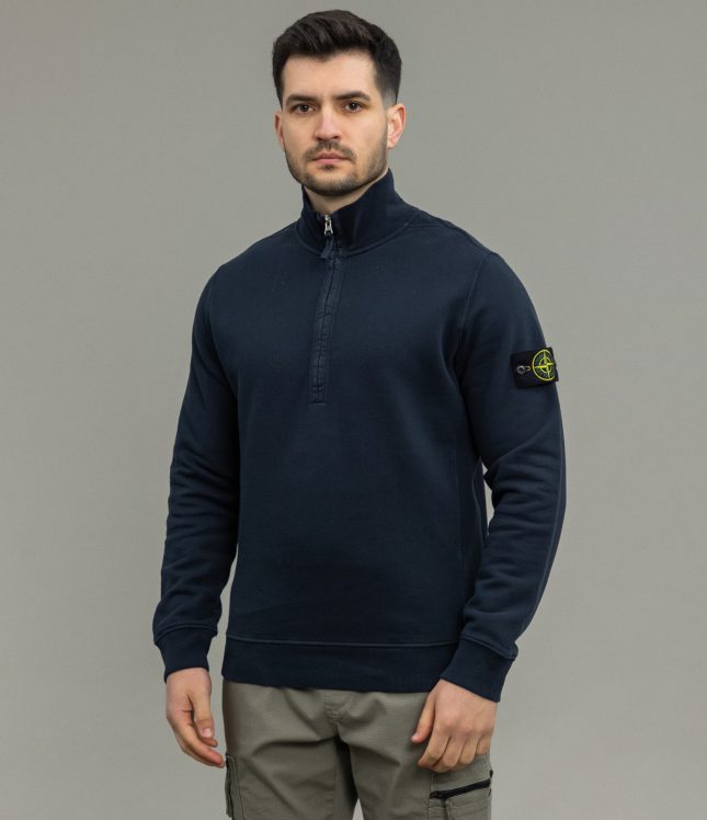 Чоловічий світшот STONE ISLAND 1563420 V0020, колір синій | Ціна 13999 грн, фото 1