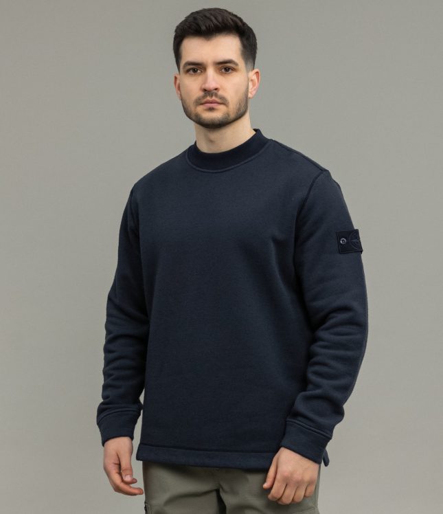 Чоловічий світшот STONE ISLAND 15633F3 V0020, колір синій | Ціна 17499 грн, фото 1