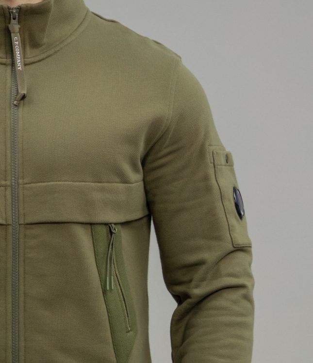 Чоловічий світшот C.P. COMPANY CMSS132A 005086W COL:653, колір зелений | Ціна 10999 грн, фото 5