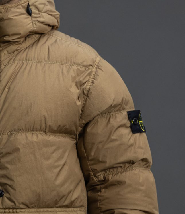 Чоловіча куртка STONE ISLAND GARMENT DYED CRINKLE REPS R-NY DOWN 1540723 V0094, колір бежевий | Ціна 39999 грн, фото 5