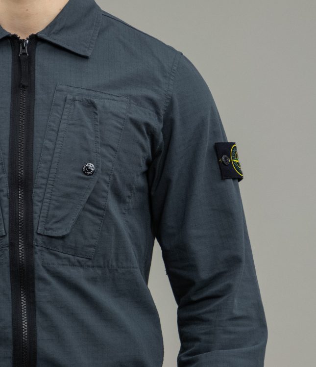 Чоловічий оверширт STONE ISLAND 1511112 V0062, колір сірий | Ціна 17499 грн, фото 4