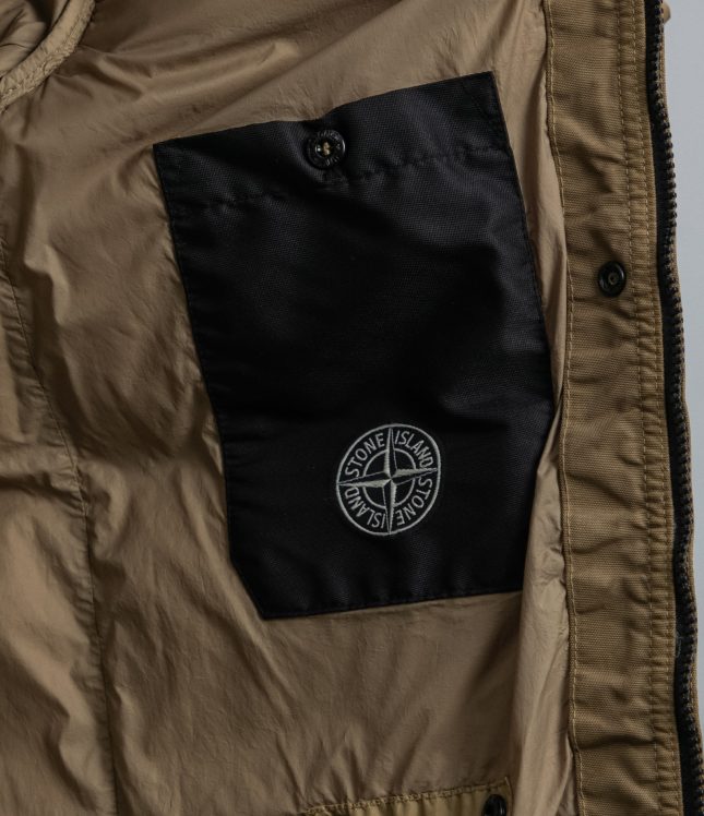 Чоловіча куртка STONE ISLAND GARMENT DYED CRINKLE REPS R-NY DOWN 1540723 V0094, колір бежевий | Ціна 39999 грн, фото 8