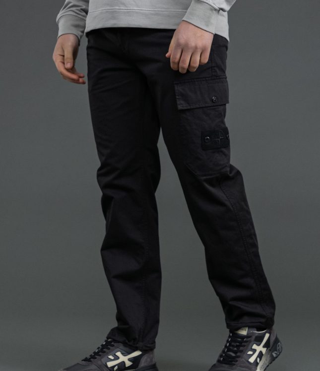 Чоловічі штани STONE ISLAND 15336F6 V0029, колір чорний | Ціна 17499 грн, фото 1