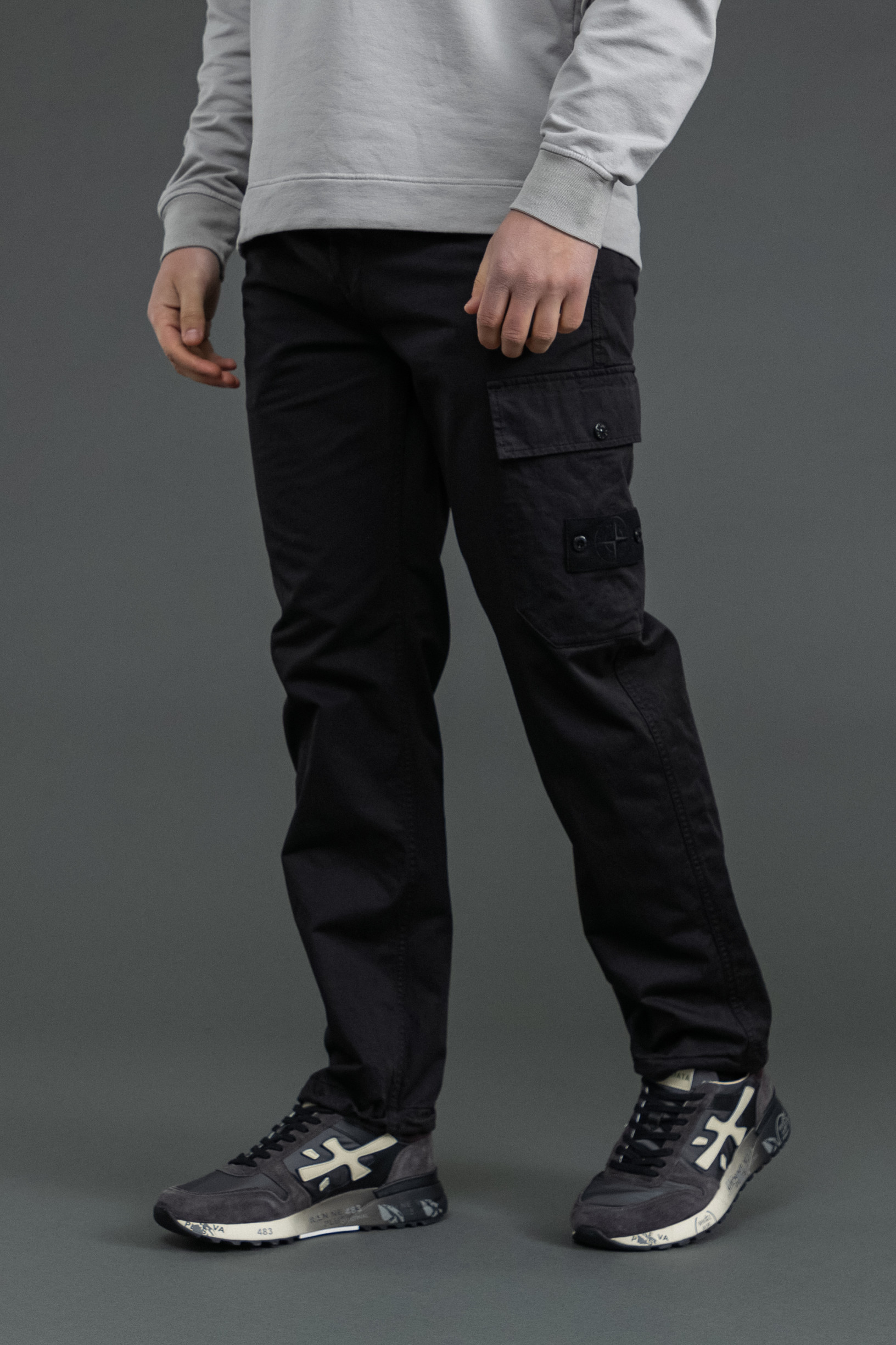 Чоловічі штани STONE ISLAND 15336F6 V0029, колір чорний