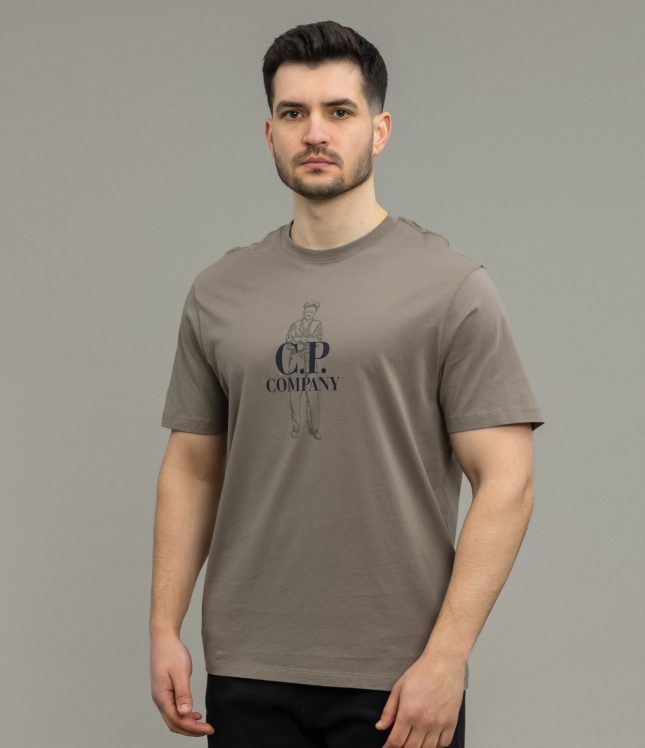 футболка C.P. COMPANY CMTS063A 005100W COL:359 | Ціна 5499 грн, фото 1