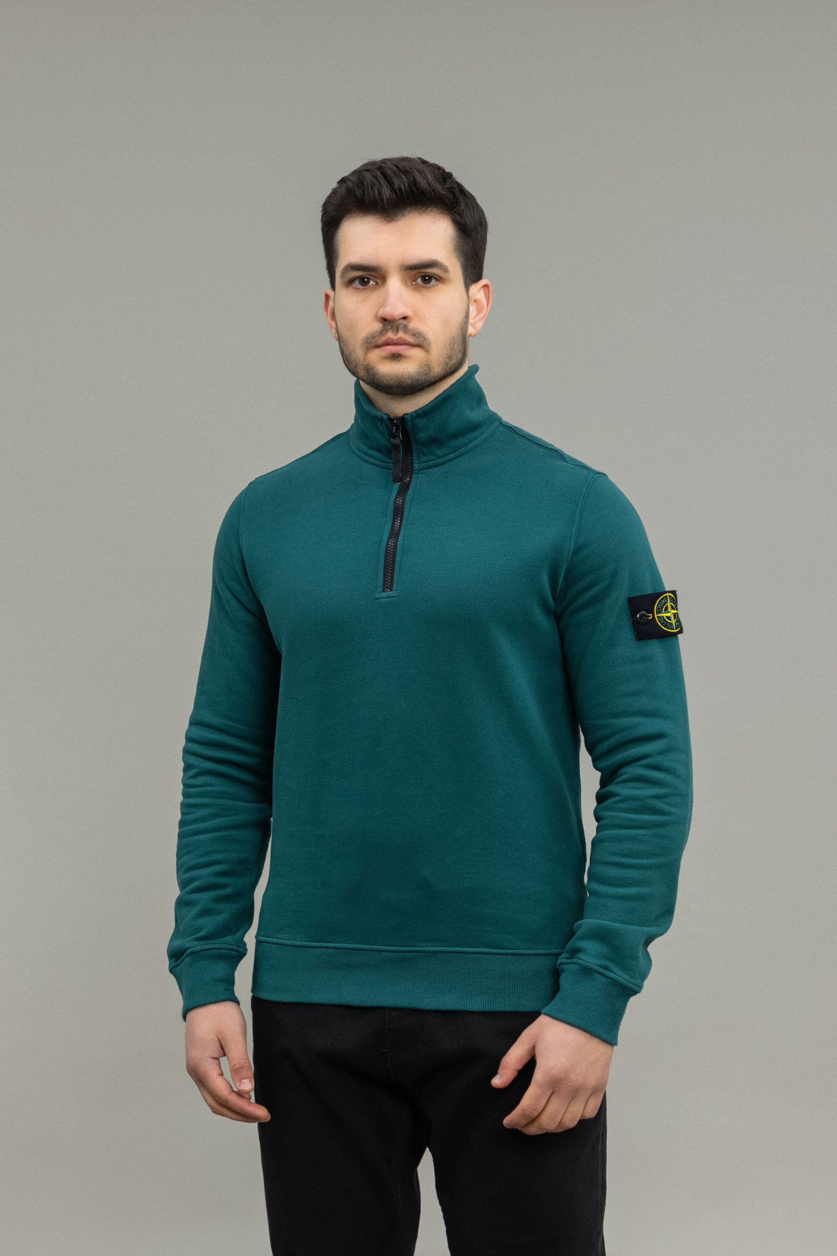 Чоловічий світшот STONE ISLAND 1562720 V0057, колір зелений