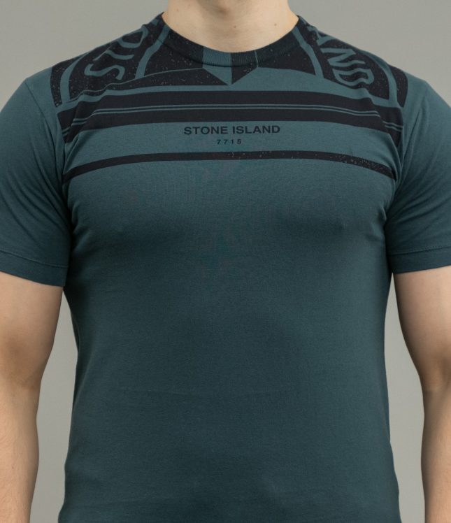 Чоловіча футболка STONE ISLAND 152NS85 V0057, колір зелений | Ціна 6499 грн, фото 3