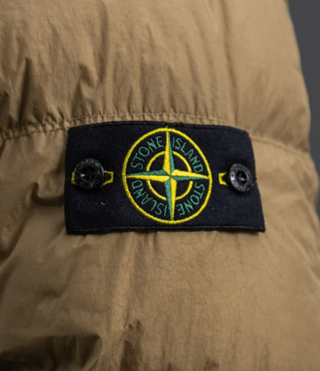 Чоловіча куртка STONE ISLAND GARMENT DYED CRINKLE REPS R-NY DOWN 1540723 V0094, колір бежевий | Ціна 39999 грн, фото 10